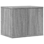 Hylle Til Skrivebord Grå Sonoma 36X26X29,5 Cm Konstruert Tre