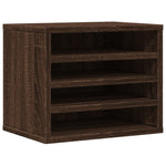 Hylle Til Skrivebord Brun Eik 36X26X29,5 Cm Konstruert Tre