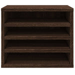 Hylle Til Skrivebord Brun Eik 36X26X29,5 Cm Konstruert Tre