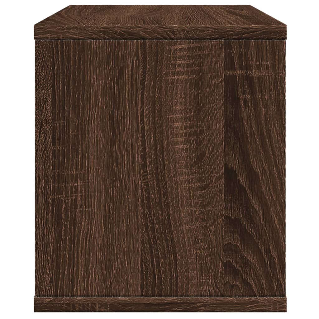 Hylle Til Skrivebord Brun Eik 36X26X29,5 Cm Konstruert Tre