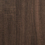 Hylle Til Skrivebord Brun Eik 36X26X29,5 Cm Konstruert Tre