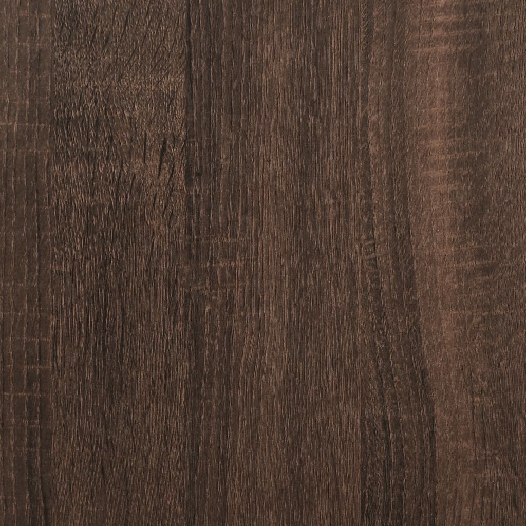 Hylle Til Skrivebord Brun Eik 36X26X29,5 Cm Konstruert Tre