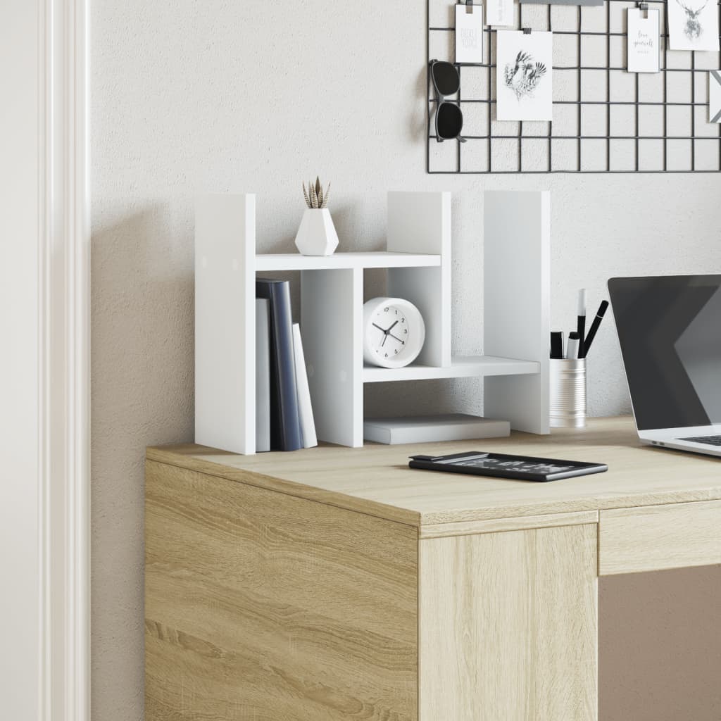 Hylle Til Skrivebord Svart 34,5X15,5X35,5 Cm Konstruert Tre