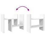 Hylle Til Skrivebord Svart 34,5X15,5X35,5 Cm Konstruert Tre