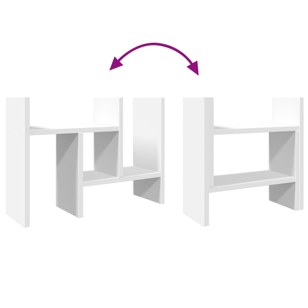 Hylle Til Skrivebord Svart 34,5X15,5X35,5 Cm Konstruert Tre