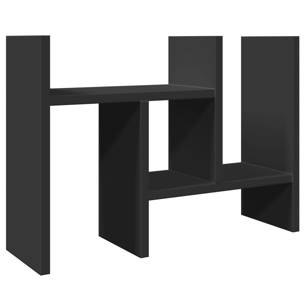 Hylle Til Skrivebord Svart 34,5X15,5X35,5 Cm Konstruert Tre
