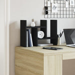 Hylle Til Skrivebord Svart 34,5X15,5X35,5 Cm Konstruert Tre