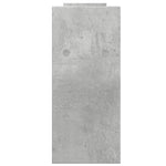 Hylle Til Skrivebord Betonggrå 38,5X17X39 Cm Konstruert Tre
