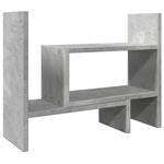 Hylle Til Skrivebord Betonggrå 38,5X17X39 Cm Konstruert Tre