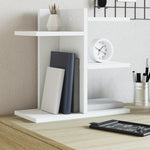 Hylle Til Skrivebord Hvit 42X21,5X42 Cm Konstruert Tre