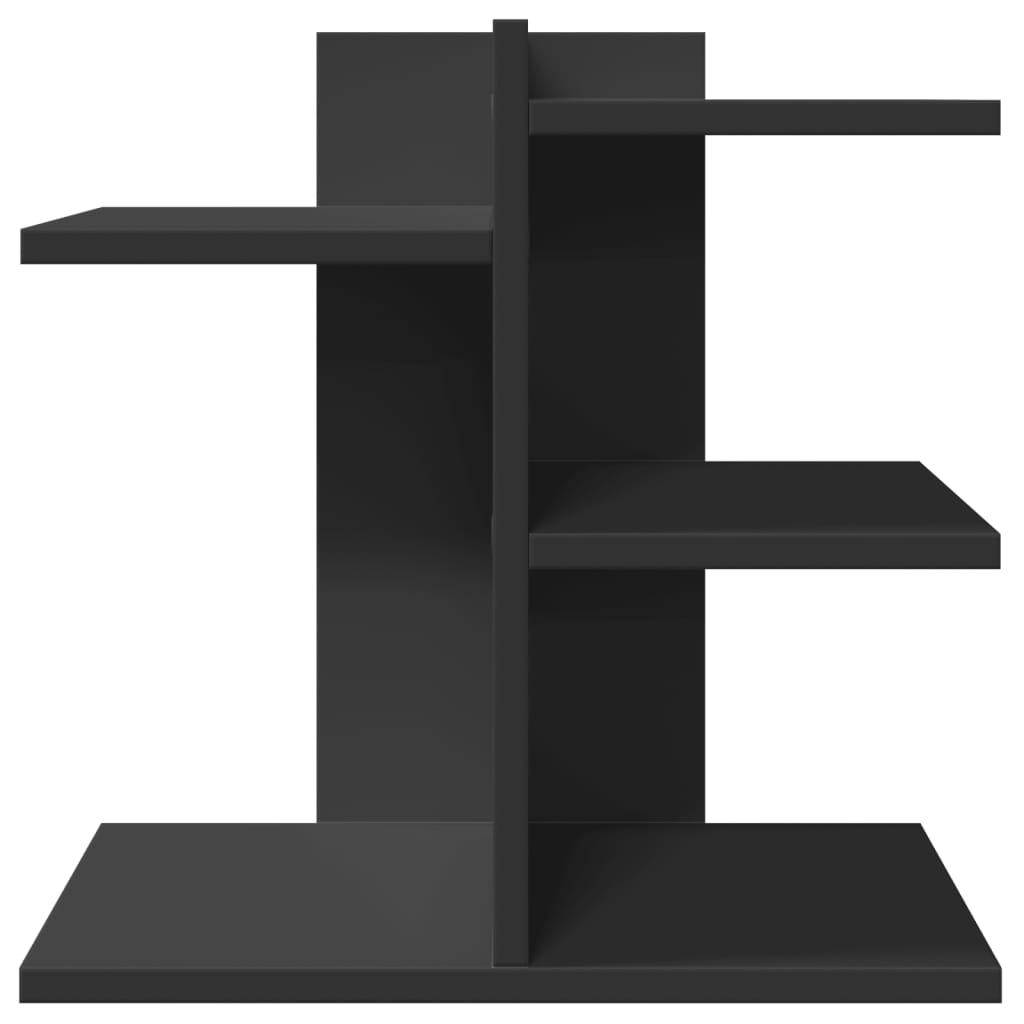 Hylle Til Skrivebord Svart 42X21,5X42 Cm Konstruert Tre