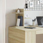 Hylle Til Skrivebord Sonoma Eik 42X21,5X42 Cm Konstruert Tre