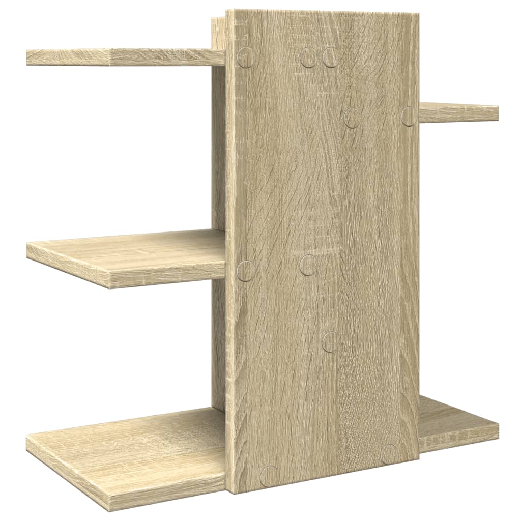 Hylle Til Skrivebord Sonoma Eik 42X21,5X42 Cm Konstruert Tre