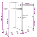 Hylle Til Skrivebord Sonoma Eik 42X21,5X42 Cm Konstruert Tre