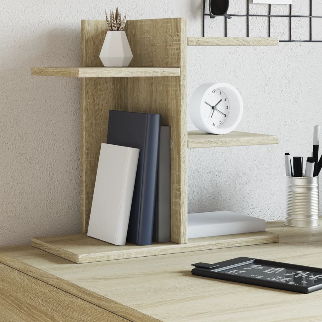 Hylle Til Skrivebord Sonoma Eik 42X21,5X42 Cm Konstruert Tre