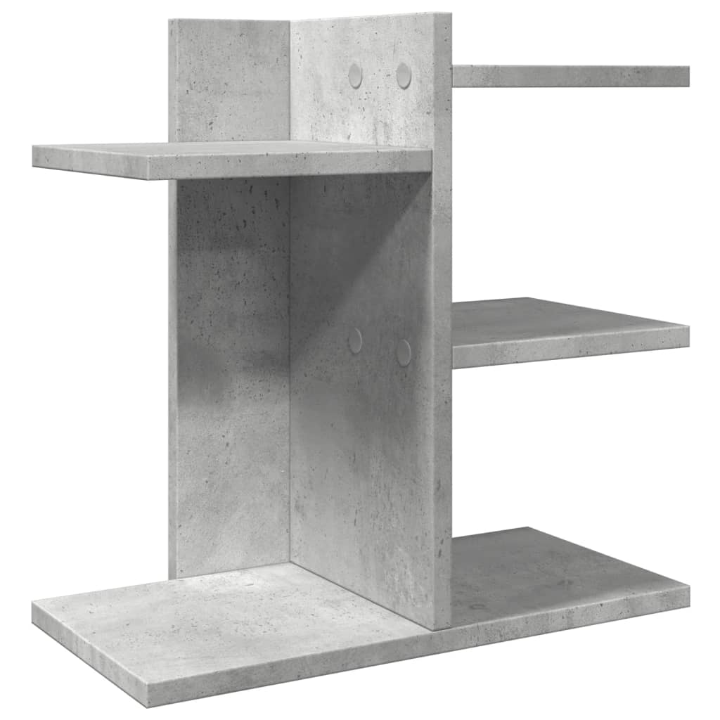 Hylle Til Skrivebord Betonggrå 42X21,5X42 Cm Konstruert Tre