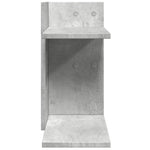 Hylle Til Skrivebord Betonggrå 42X21,5X42 Cm Konstruert Tre