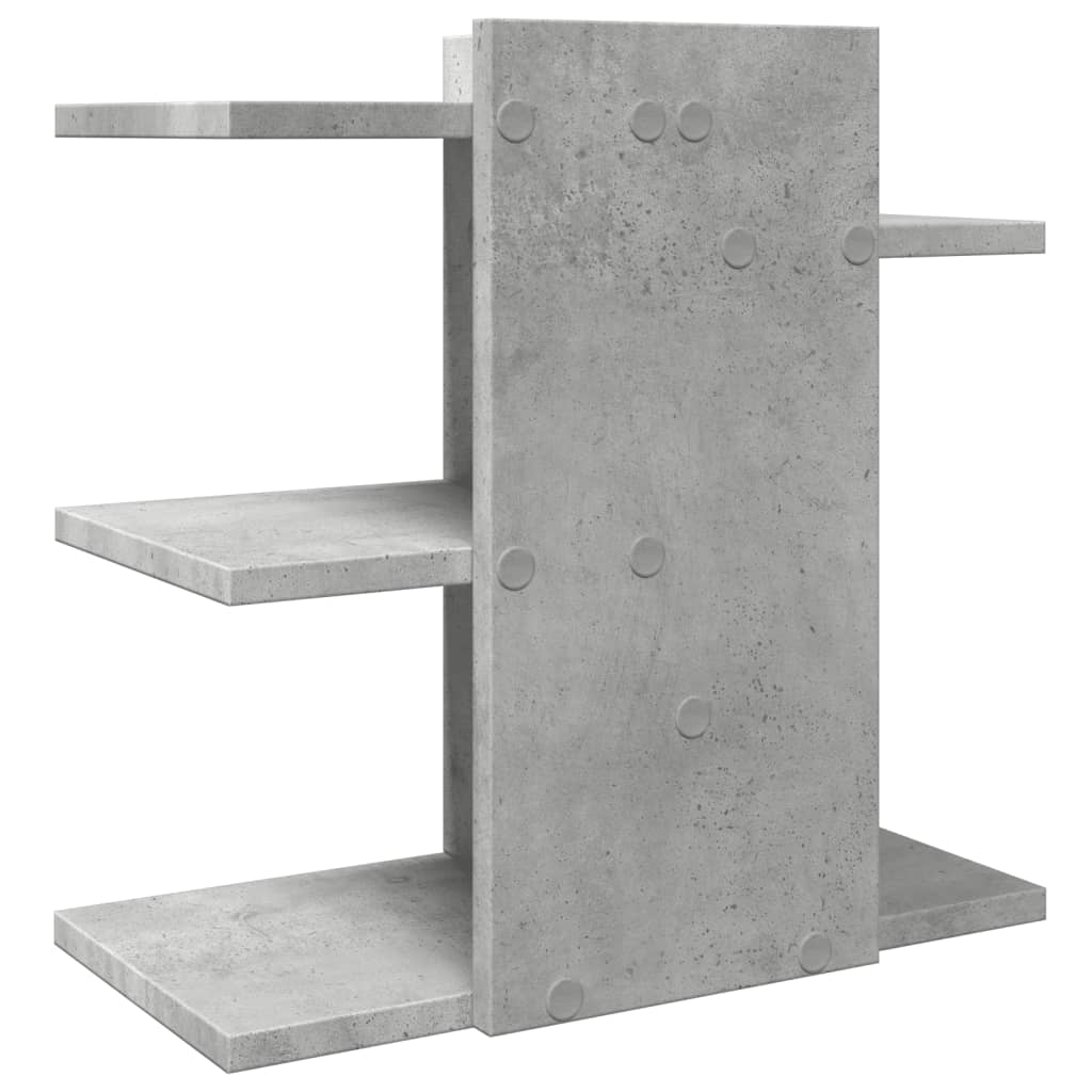 Hylle Til Skrivebord Betonggrå 42X21,5X42 Cm Konstruert Tre