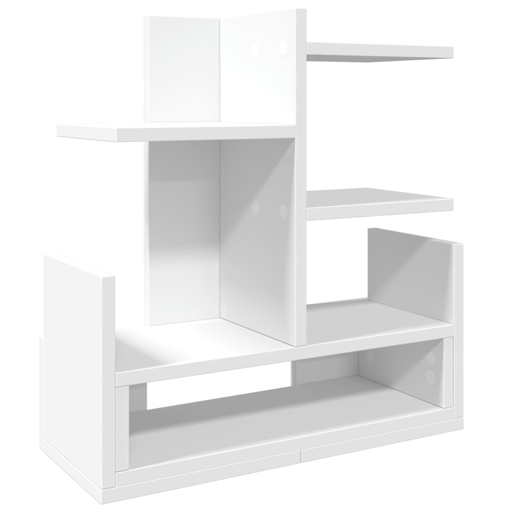 Hylle Til Skrivebord Hvit 49X20X52,5 Cm Konstruert Tre