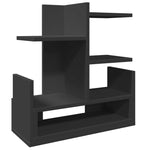 Hylle Til Skrivebord Svart 49X20X52,5 Cm Konstruert Tre