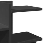 Hylle Til Skrivebord Svart 49X20X52,5 Cm Konstruert Tre
