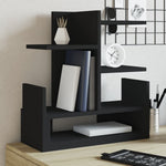 Hylle Til Skrivebord Svart 49X20X52,5 Cm Konstruert Tre