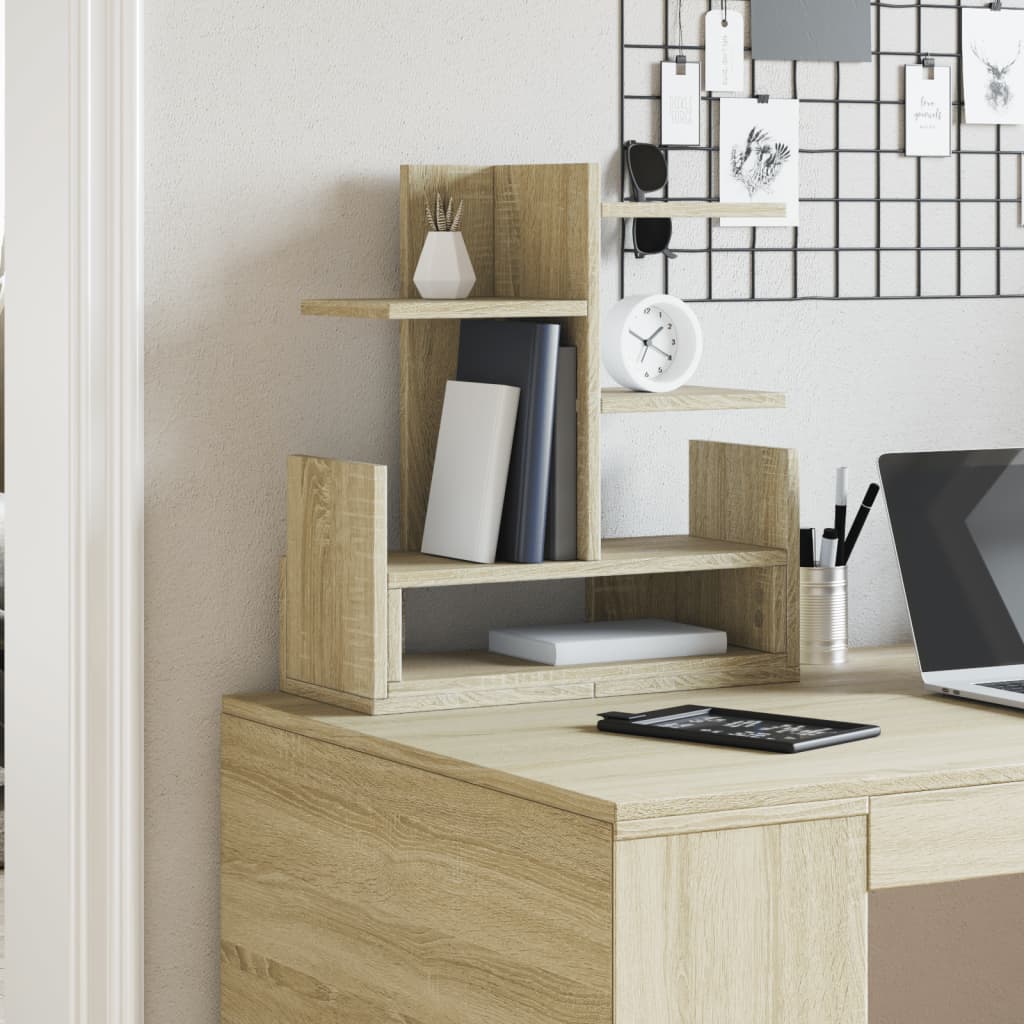 Hylle Til Skrivebord Sonoma Eik 49X20X52,5 Cm Konstruert Tre