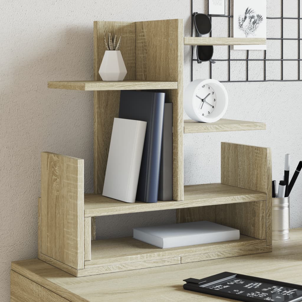 Hylle Til Skrivebord Sonoma Eik 49X20X52,5 Cm Konstruert Tre