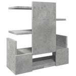 Hylle Til Skrivebord Betonggrå 49X20X52,5 Cm Konstruert Tre