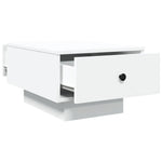 Salongbord Hvit 60X45X31 Cm Konstruert Tre