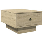 Salongbord Sonoma Eik 60X45X31 Cm Konstruert Tre