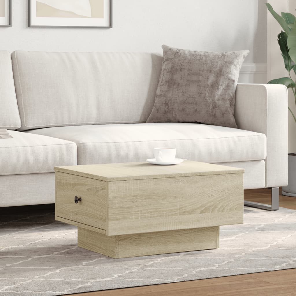 Salongbord Sonoma Eik 60X45X31 Cm Konstruert Tre