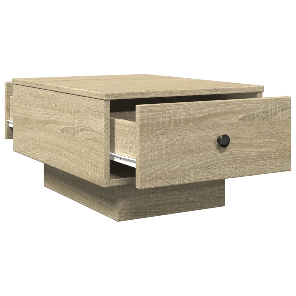 Salongbord Sonoma Eik 60X45X31 Cm Konstruert Tre