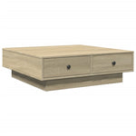 Salongbord Sonoma Eik 90X90X28 Cm Sponplate
