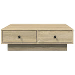 Salongbord Sonoma Eik 90X90X28 Cm Sponplate