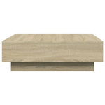 Salongbord Sonoma Eik 90X90X28 Cm Sponplate
