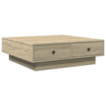 Salongbord Sonoma Eik 90X90X28 Cm Sponplate