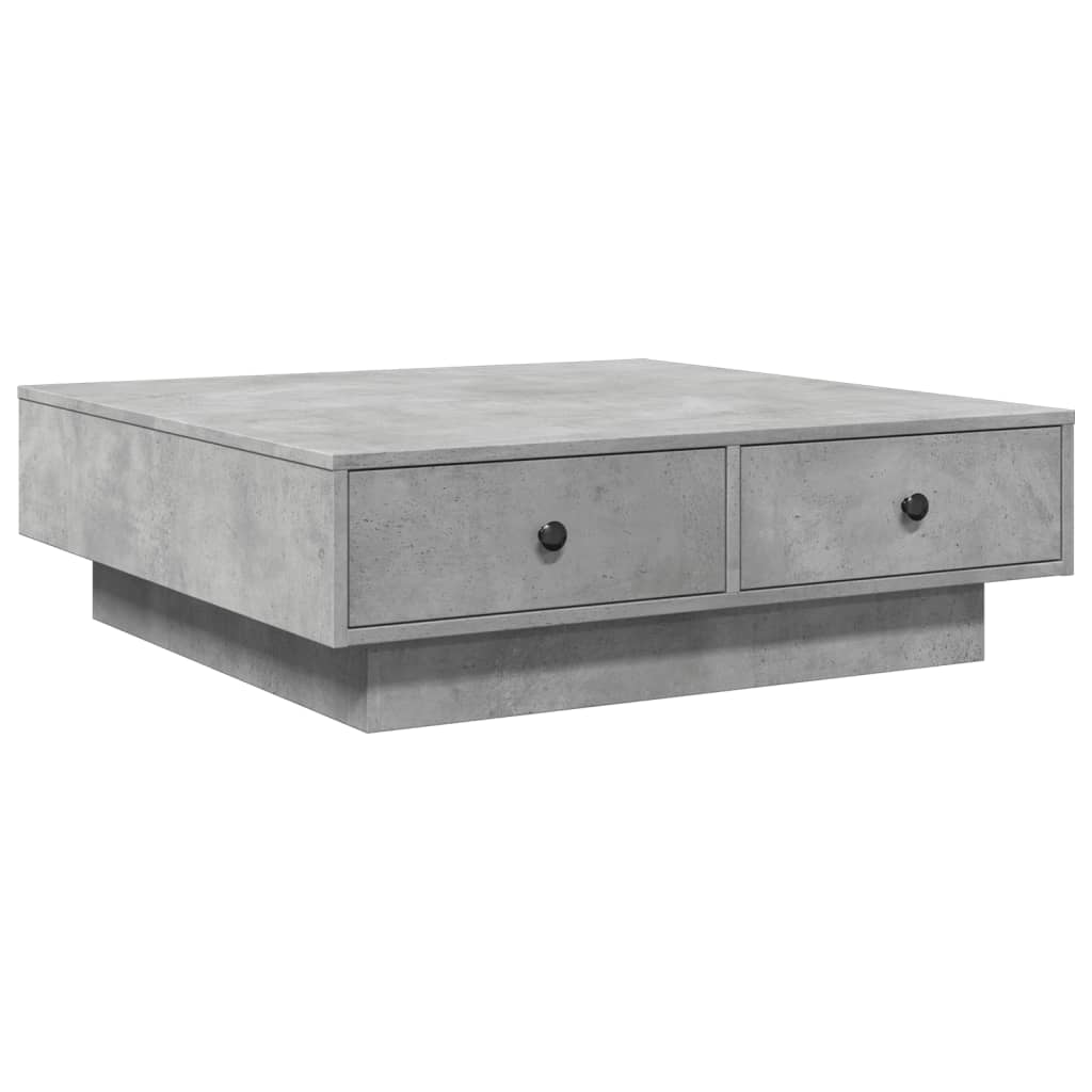 Salongbord Betonggrå 90X90X28 Cm Sponplate