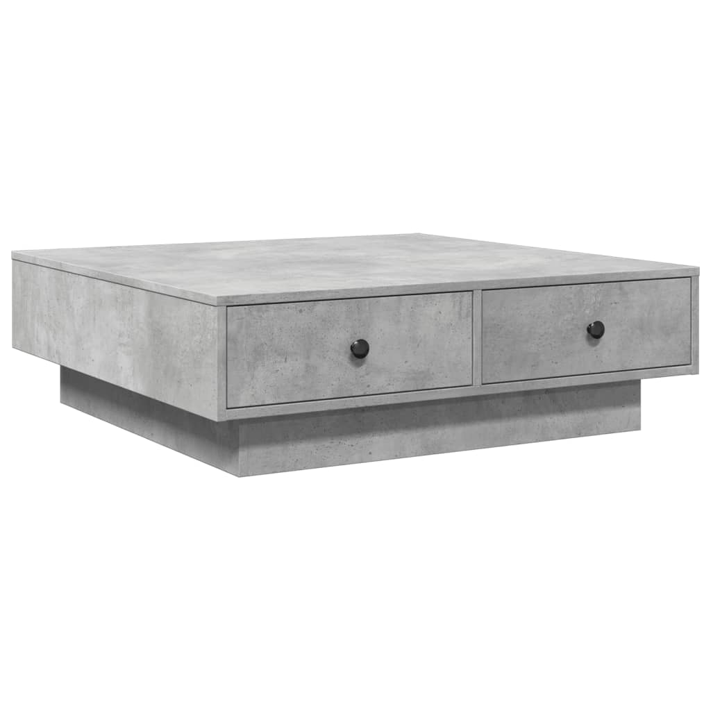 Salongbord Betonggrå 90X90X28 Cm Sponplate