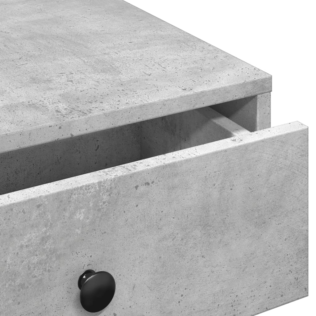 Salongbord Betonggrå 90X90X28 Cm Sponplate