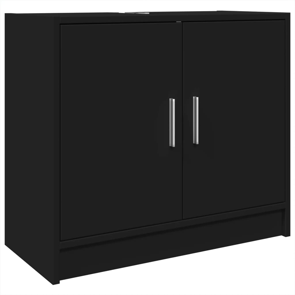 Servantskap Svart 63X29X55 Cm Konstruert Tre