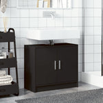 Servantskap Svart 63X29X55 Cm Konstruert Tre