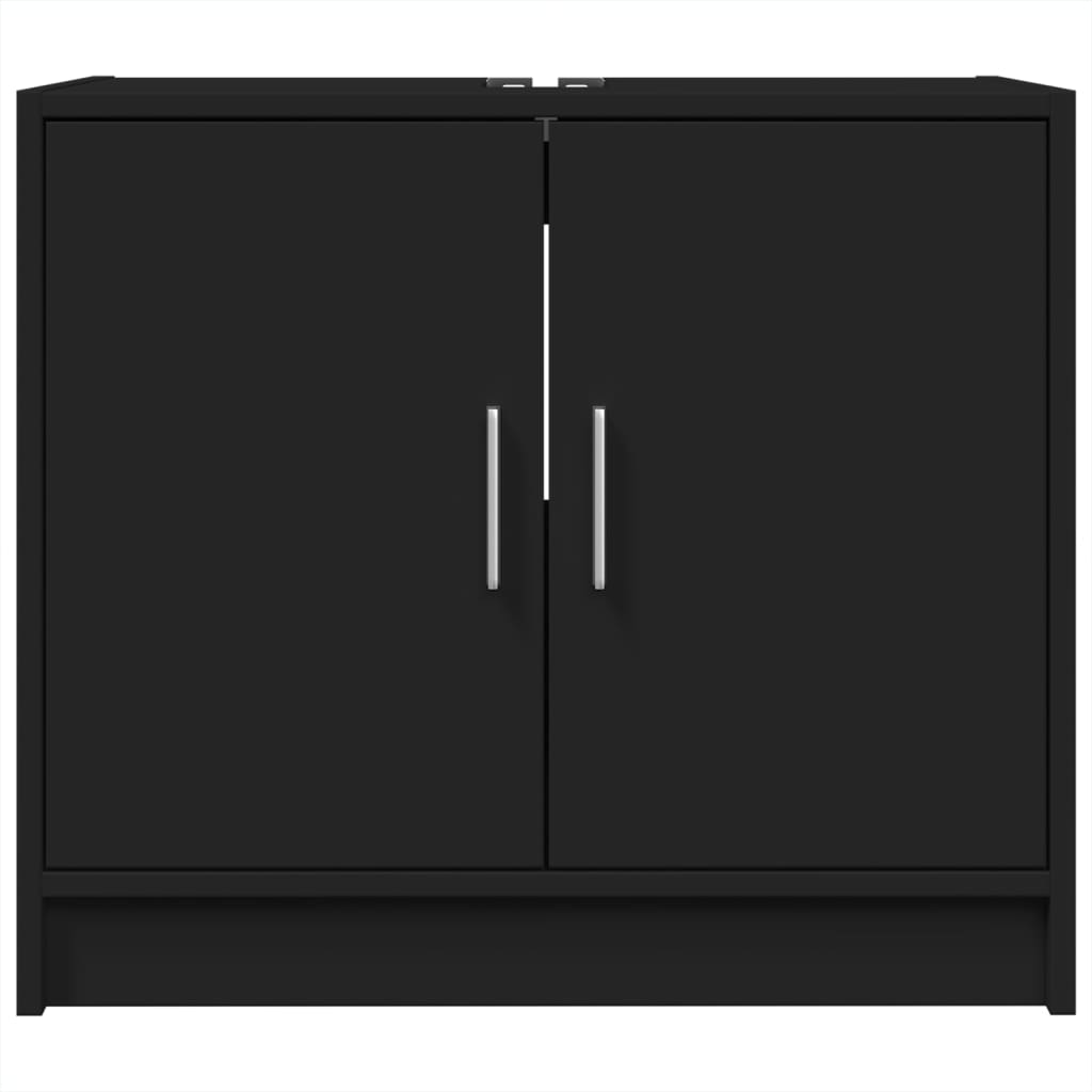 Servantskap Svart 63X29X55 Cm Konstruert Tre