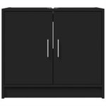 Servantskap Svart 63X29X55 Cm Konstruert Tre
