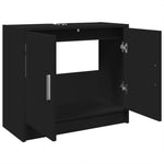 Servantskap Svart 63X29X55 Cm Konstruert Tre