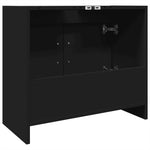 Servantskap Svart 63X29X55 Cm Konstruert Tre