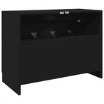 Servantskap Svart 78X37X59 Cm Konstruert Tre