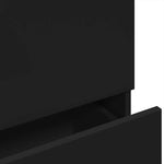 Servantskap Svart 78X37X59 Cm Konstruert Tre