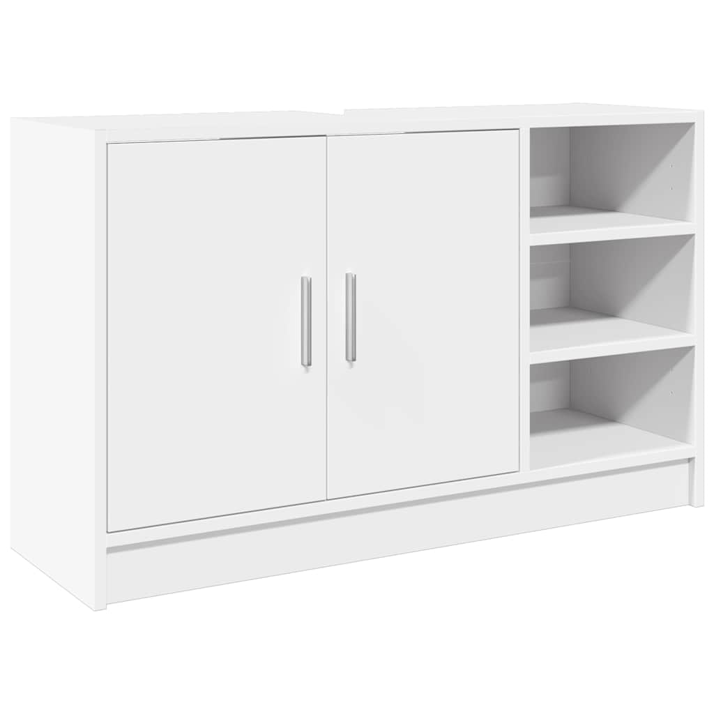 Servantskap Hvit 90X29X55 Cm Konstruert Tre