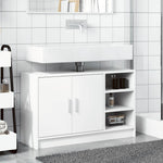 Servantskap Hvit 90X29X55 Cm Konstruert Tre
